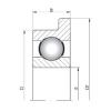 6 mm x 17 mm x 6 mm  ISO FL606 deep groove ball bearings