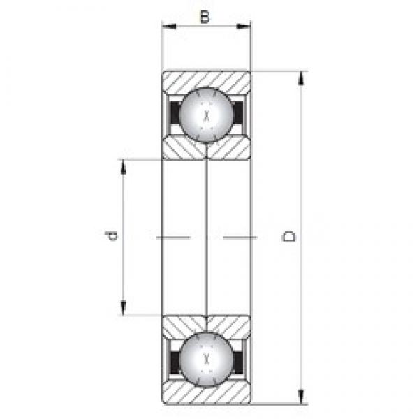 ISO QJ240 angular contact ball bearings #2 image