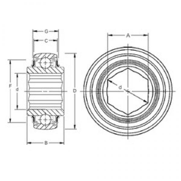 36,75 mm x 80 mm x 36,51 mm  Timken GW208PPB22 deep groove ball bearings #2 image