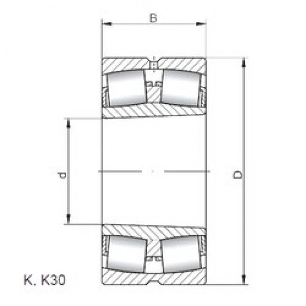 380 mm x 620 mm x 194 mm  ISO 23176 KW33 spherical roller bearings #2 image