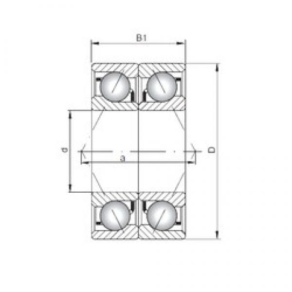 ISO 7232 BDB angular contact ball bearings #2 image