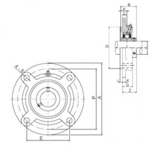 85 mm x 186 mm x 96 mm  ISO UCFCX17 bearing units #2 image