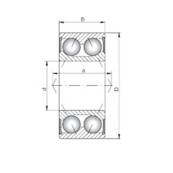 ISO 3806-2RS angular contact ball bearings #2 image