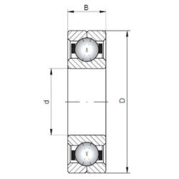 ISO Q214 angular contact ball bearings #2 image