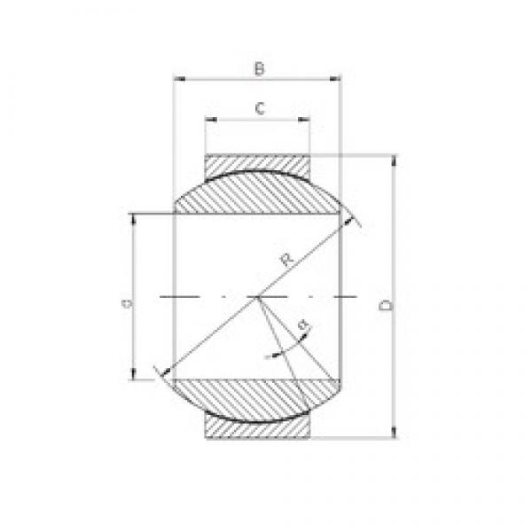 25 mm x 47 mm x 28 mm  ISO GE 025 HCR plain bearings #2 image