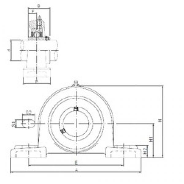 ISO UCP308 bearing units #2 image