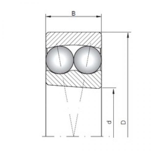 45 mm x 100 mm x 25 mm  ISO 1309K self aligning ball bearings #2 image